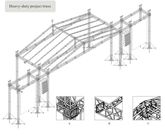Heavy Duty Aluminum Stage Roof Truss For Exhibition Display