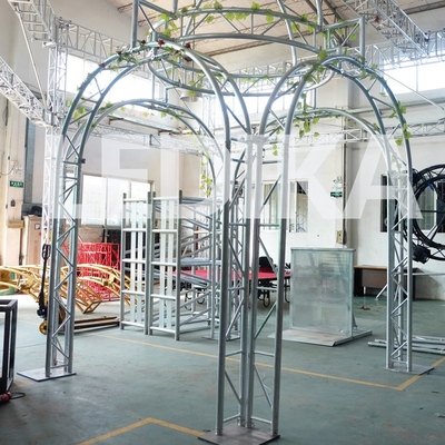 Galvanized Aluminum Roof Truss Stand Frame Display 4000mm Length